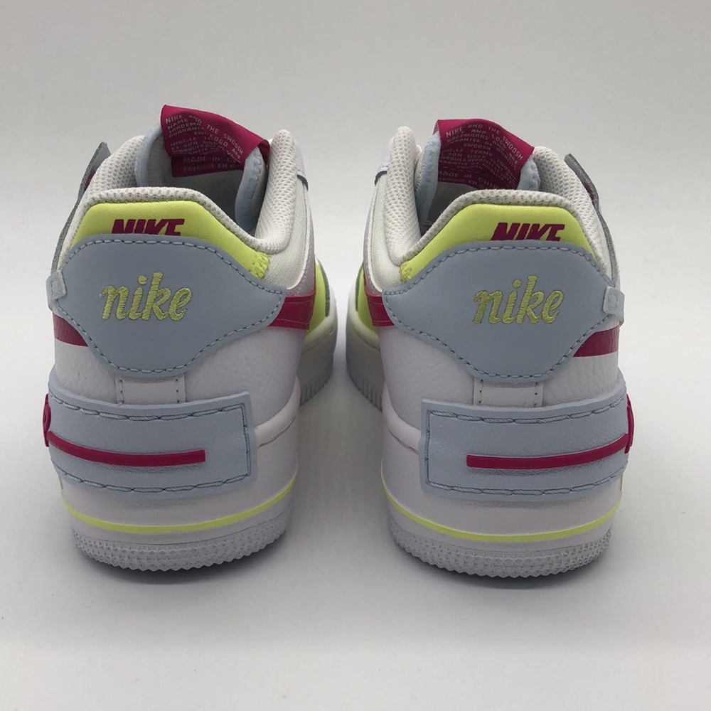 New Nike Air Force 1 Shadow Low Pink/Yellow Women’s FQ8885-100 NWOB - Picture 5 of 5